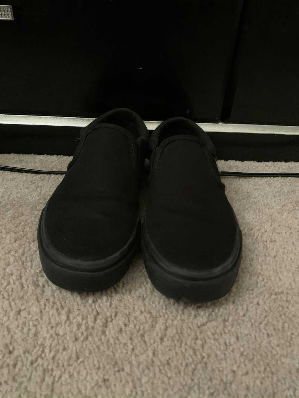 Vans All Black Slip-on Vans (box included) - image 3