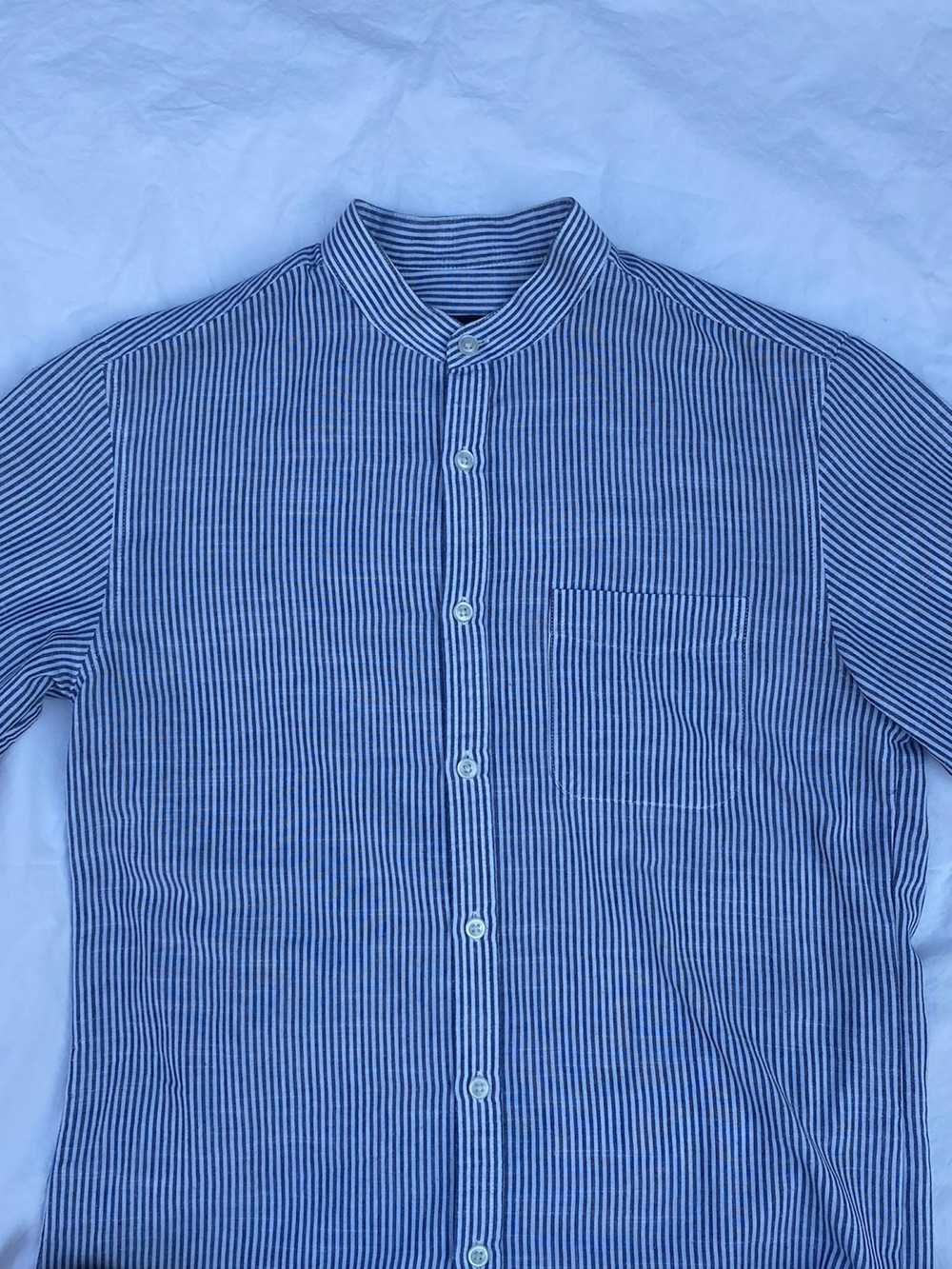 Vintage Mandarin Collar Shirt - image 2