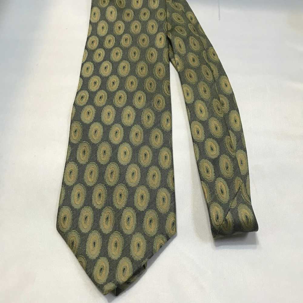 Vintage Vintage Silk Echo Men's Necktie Tie Green… - image 1