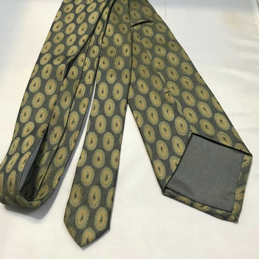 Vintage Vintage Silk Echo Men's Necktie Tie Green… - image 3