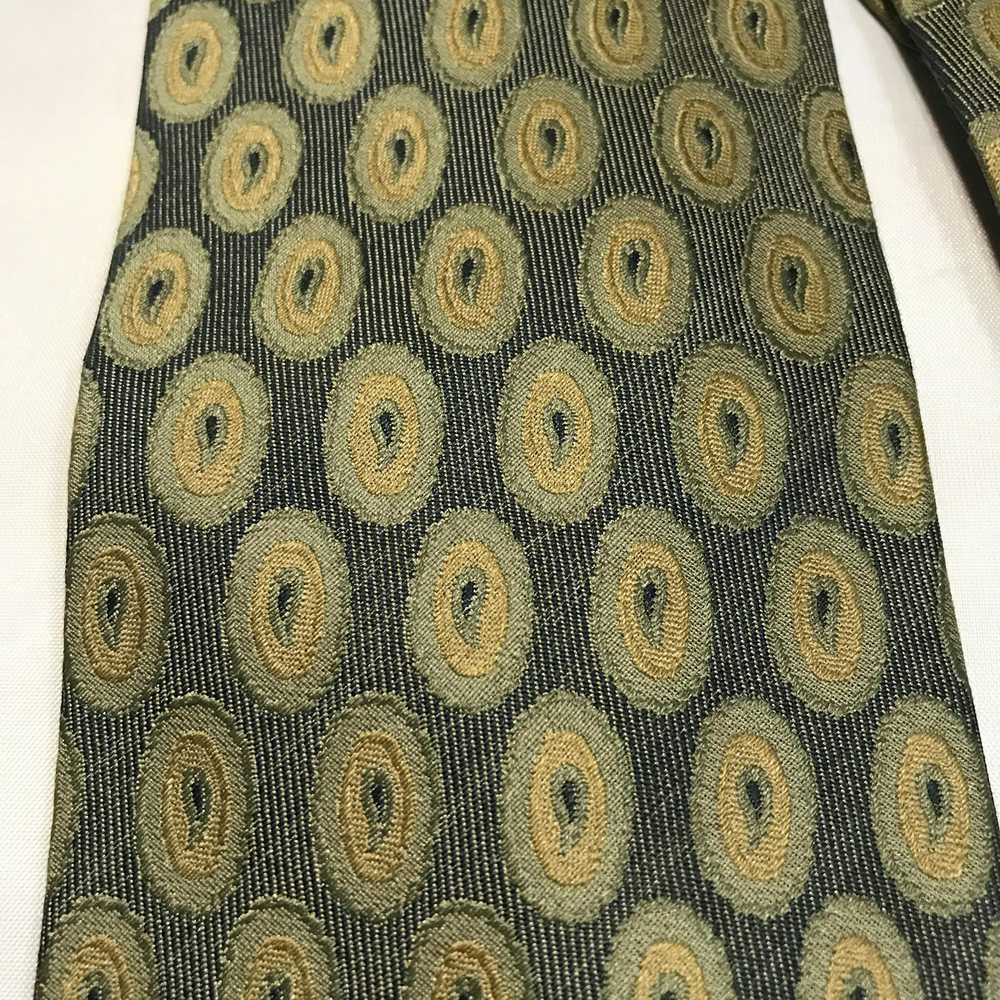 Vintage Vintage Silk Echo Men's Necktie Tie Green… - image 4