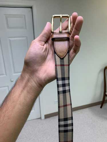 Burberry Burberry buckle belt