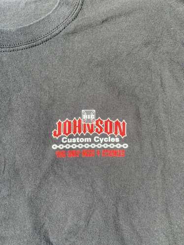 Gildan Vintage Big Johnson Motorcycles 90s T-Shir… - image 1