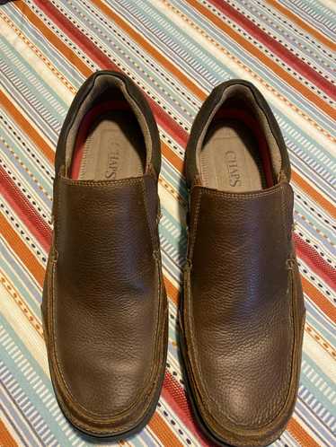 Chaps Ralph Lauren Chap Brown Leather Slip Ons