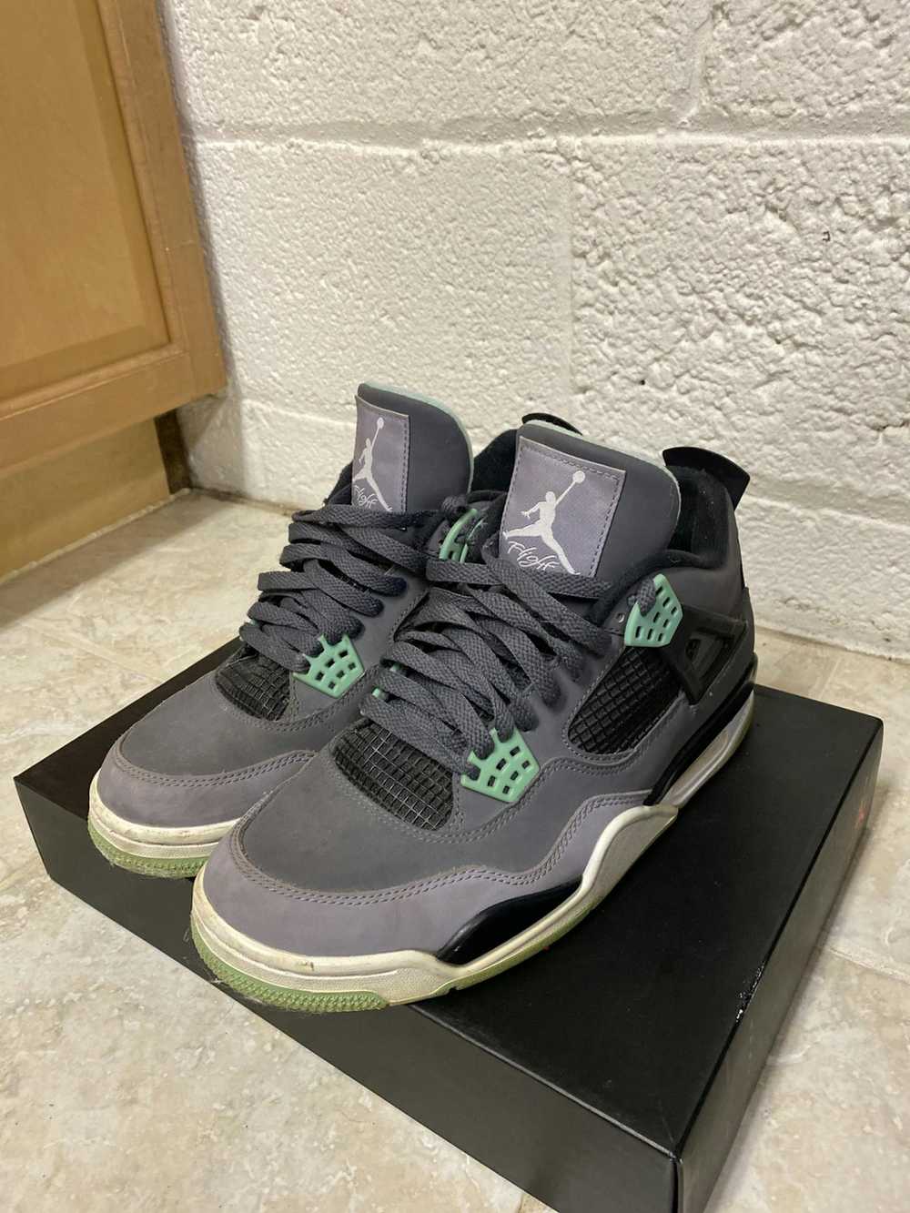 Jordan Brand × Nike Air Jordan 4 Retro Green Glow… - image 1
