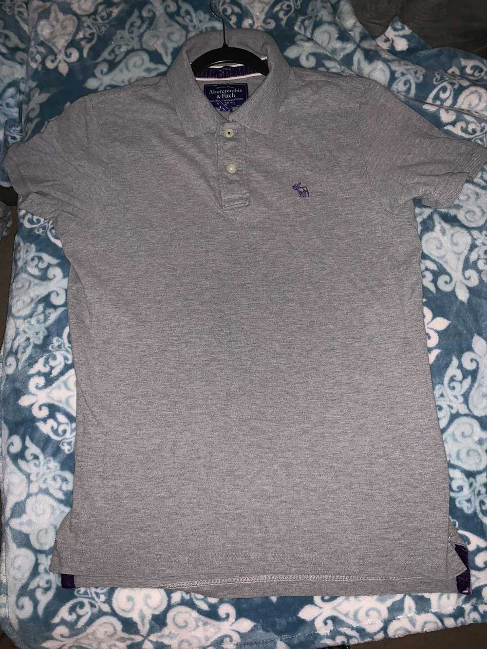 Abercrombie & Fitch Abercrombie & Fitch Gray Polo… - image 1