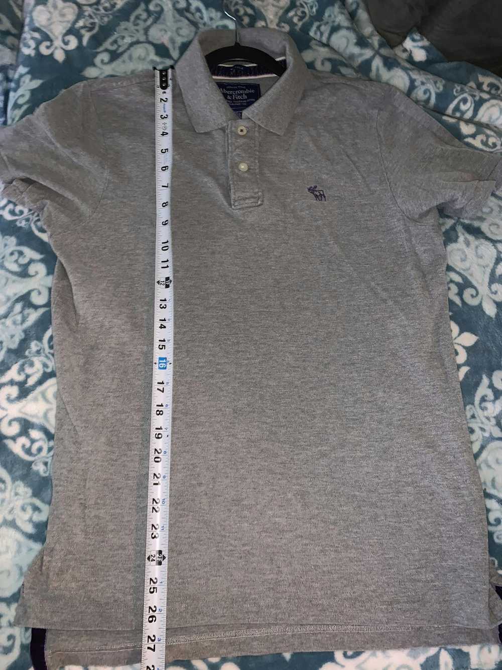 Abercrombie & Fitch Abercrombie & Fitch Gray Polo… - image 4