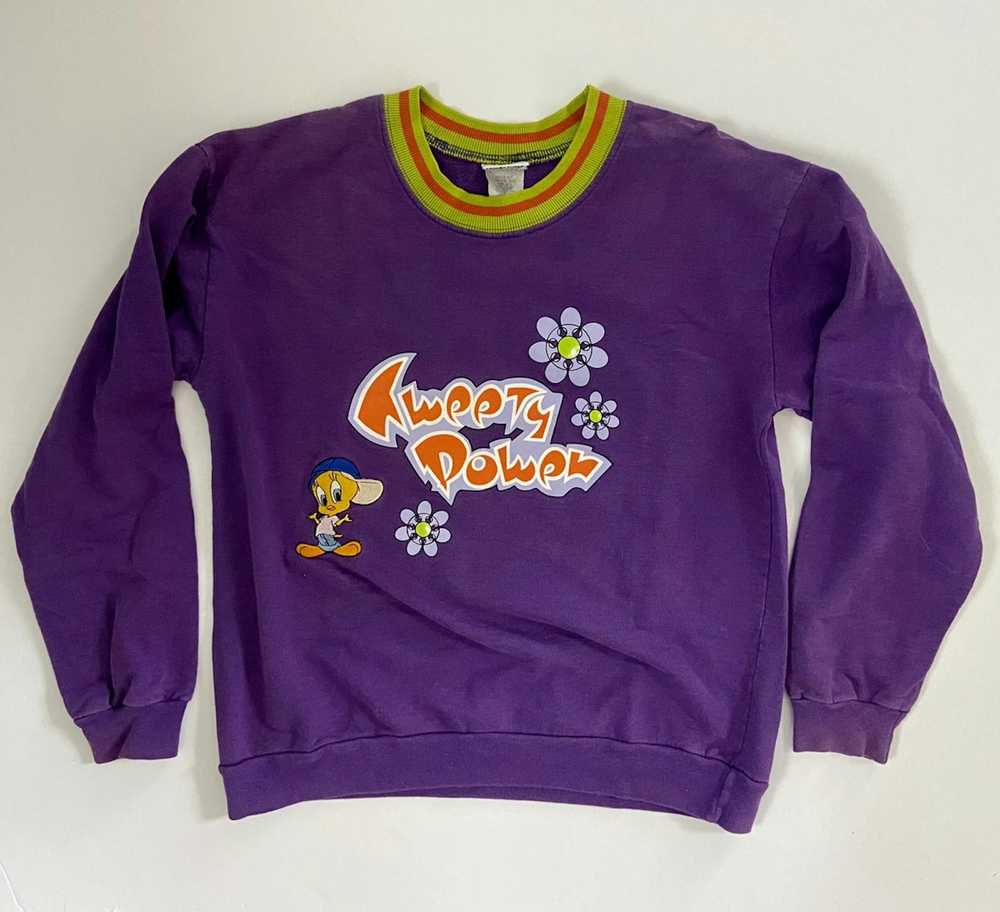 Warner Bros Vintage tweety bird sweater crew neck… - image 1