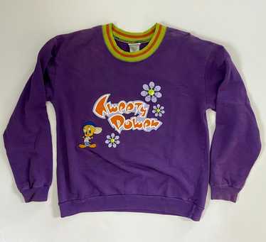 Warner Bros Vintage tweety bird sweater crew neck… - image 1