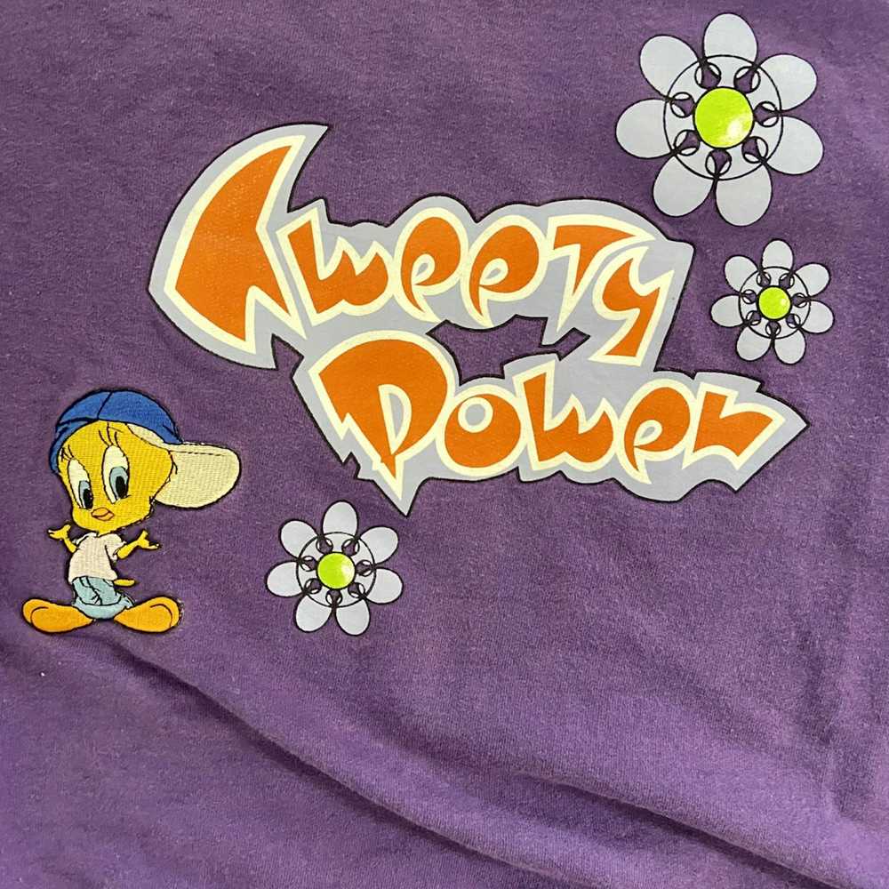 Warner Bros Vintage tweety bird sweater crew neck… - image 2