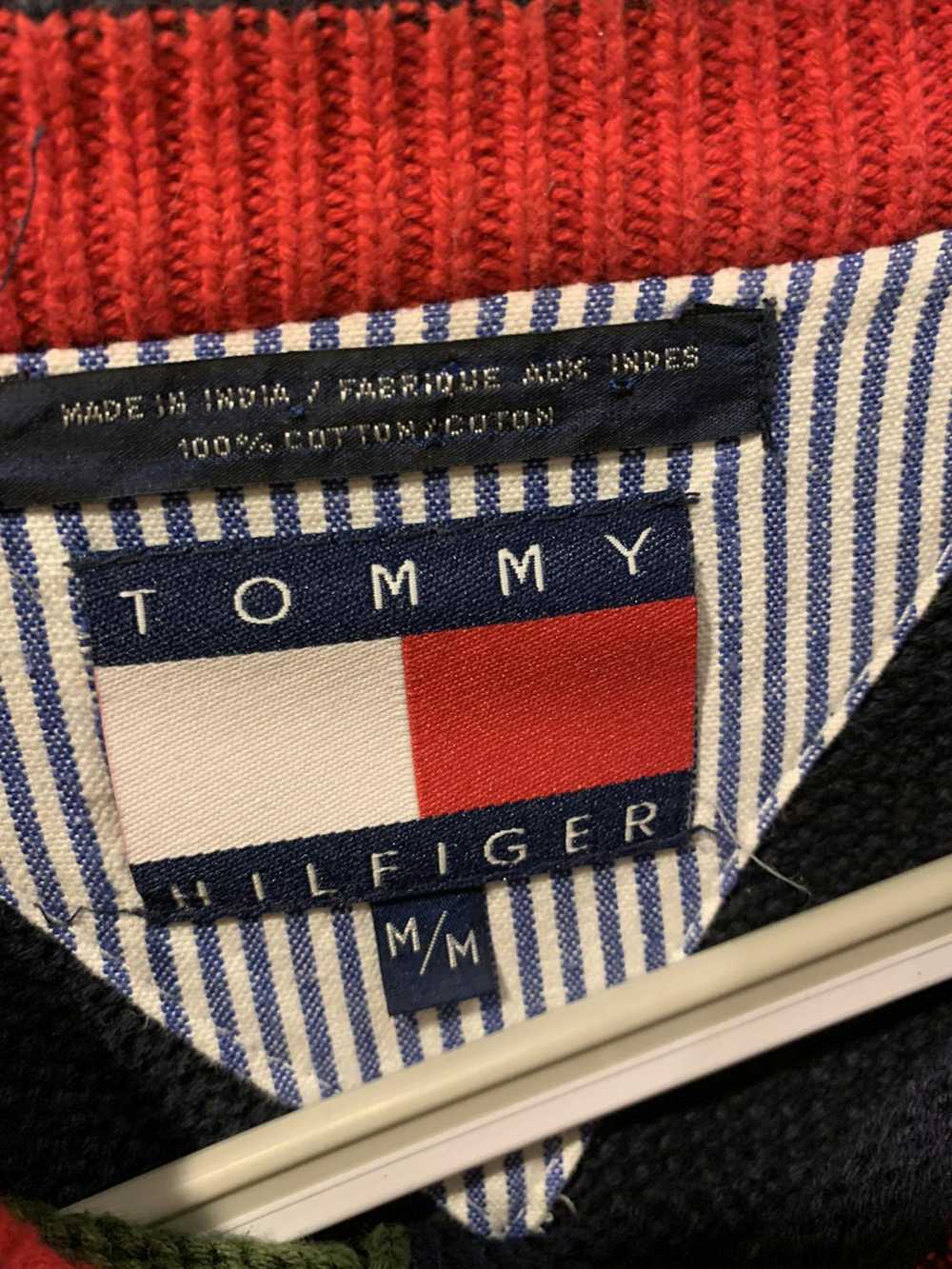 Tommy Hilfiger Vintage Tommy Hilfiger Red Long-Sl… - image 2