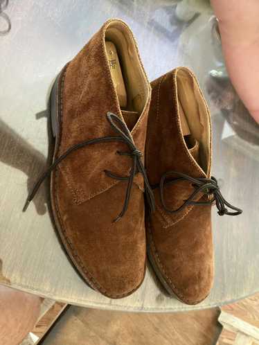 Peal And Co Brown Suede Chukka boot