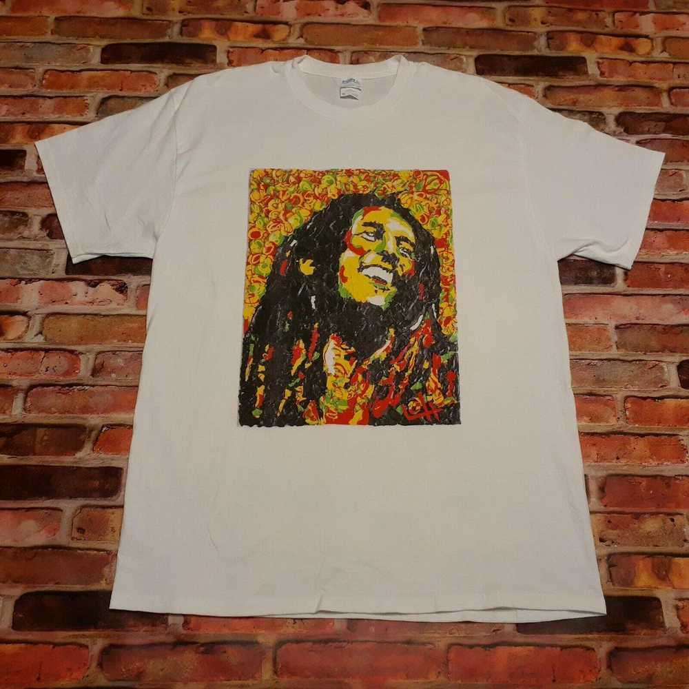 Bob Marley Bob Marley T-Shirt Colors White Reggae… - image 1