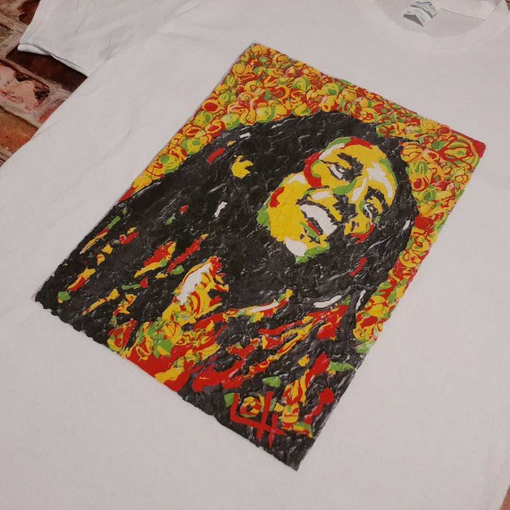 Bob Marley Bob Marley T-Shirt Colors White Reggae… - image 2