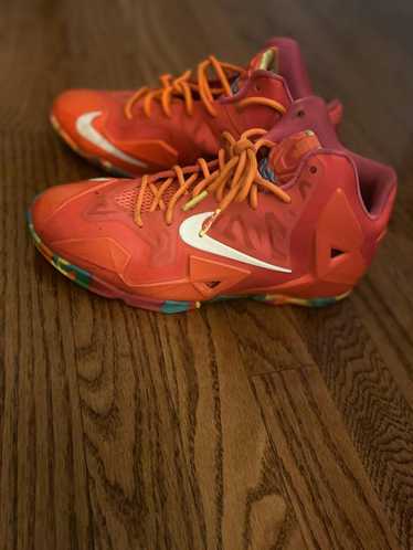 Nike Lebron 10 limited addition fruity pebbels - image 1