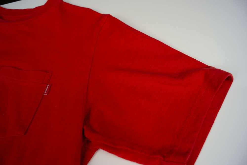 Supreme Red S/S Pocket Tee - image 5