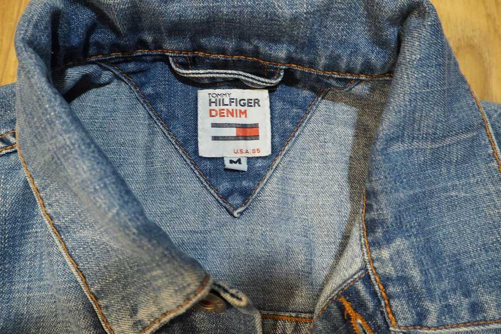 Tommy Hilfiger × Vintage Small Logo Jeans Jacket - image 3