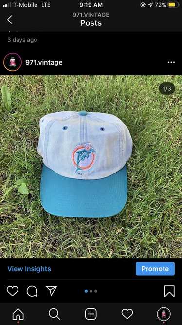 NFL × Vintage Vintage Miami dolphins strap back