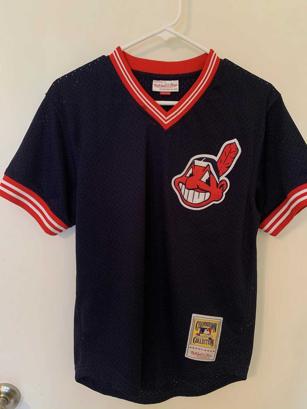 Mitchell & Ness Indians Baseball Jersey - Gem