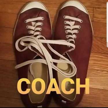 Coach coach leather low tops - image 1