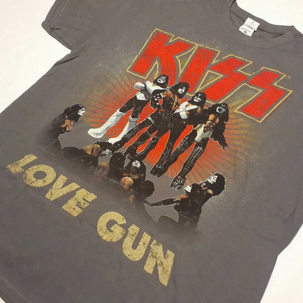 Anvil KISS Love Gun T-Shirt Size XL Mens Gray Gen… - image 3