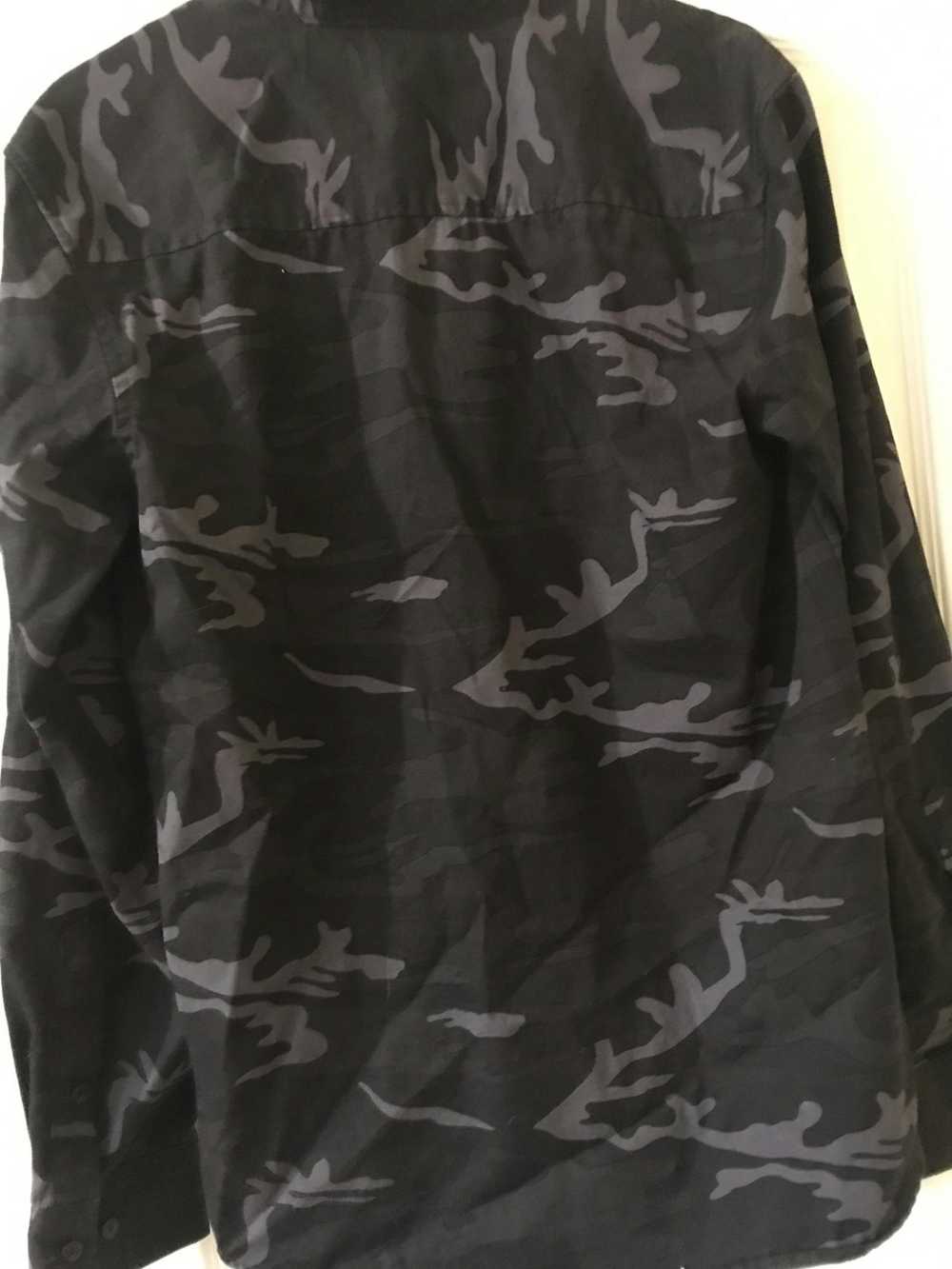 Ccs CCS Black Camo Button Up - image 2