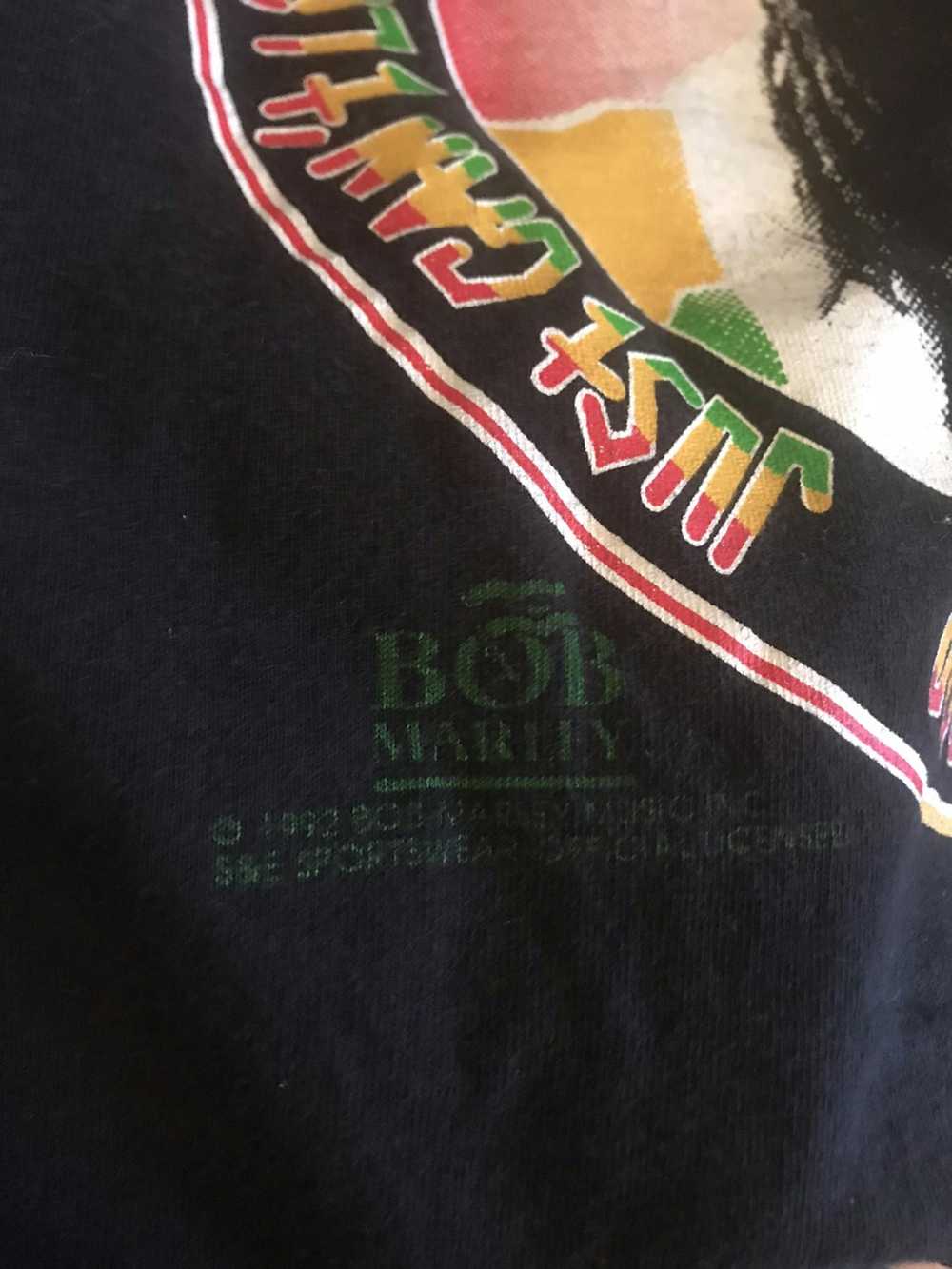 Fruit Of The Loom Vintage 90's Bob Marley Tshirt - image 4