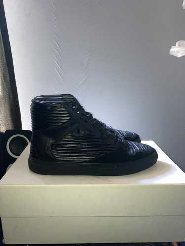 Balenciaga Pleated Hi-Tops Black