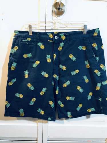 Forever 21 Pineapple print chino shorts