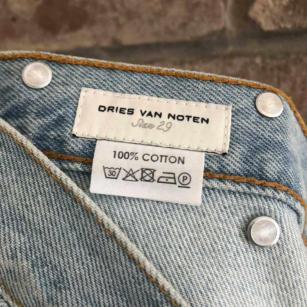 Dries Van Noten Light Blue Wash Denim Jeans - image 5