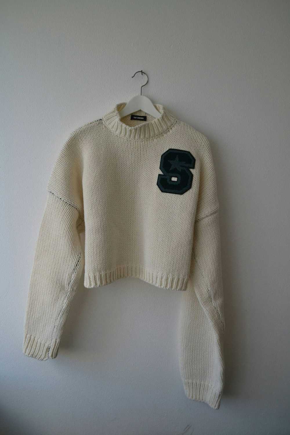 Raf Simons $815 fw2017 Star handknitted sweater - image 7