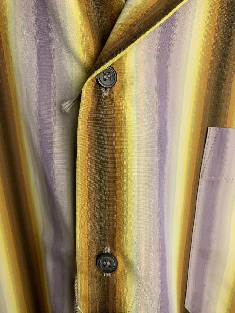 Marni Marni Striped Short Sleeve Button Up Size 50 - image 3