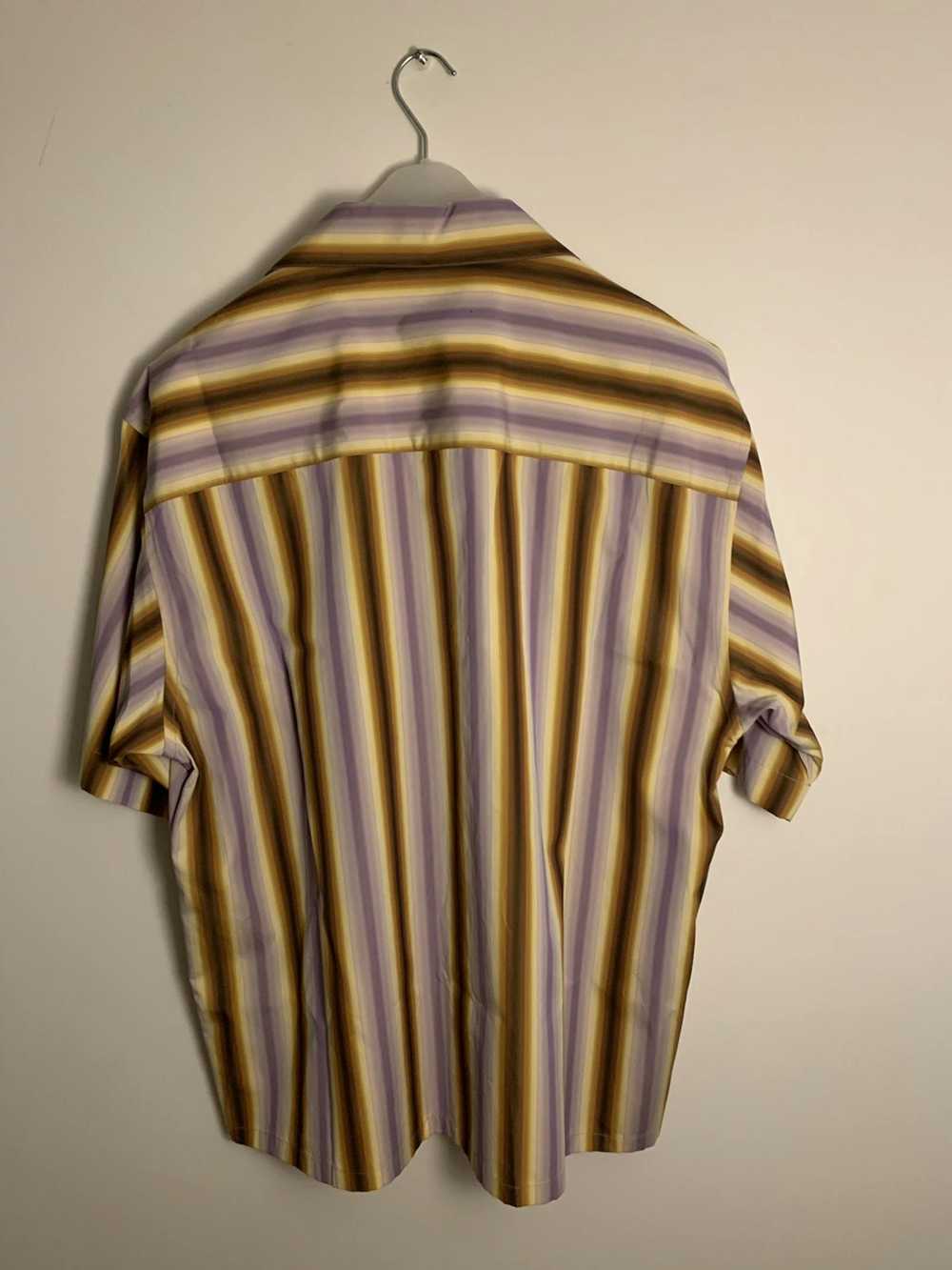 Marni Marni Striped Short Sleeve Button Up Size 50 - image 4