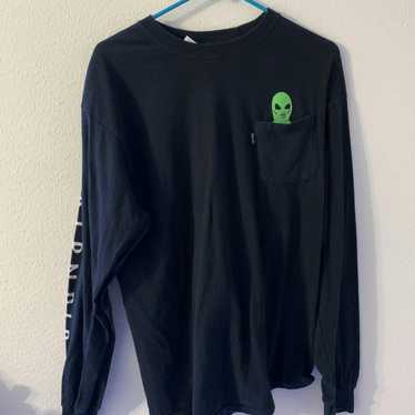 Rip N Dip Black long sleeve ripndip alien shirt - image 1