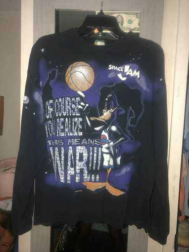 Vintage Vintage Daffy Duck Space jam shirt - image 1