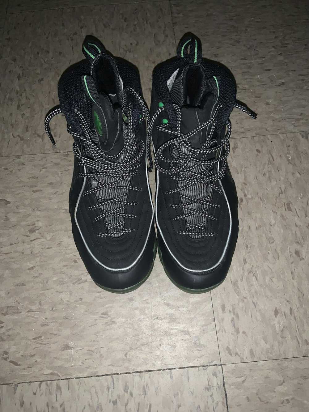 Nike 1/2 Cent Black | Black-Green Sprk-Metallic S… - image 2