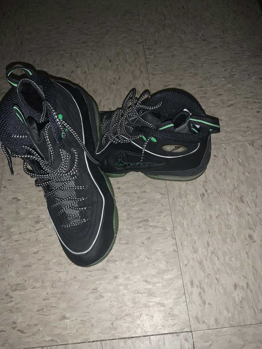 Nike 1/2 Cent Black | Black-Green Sprk-Metallic S… - image 3