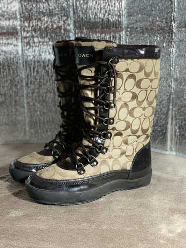 Coach Coach Brown Peggy Snow Boots