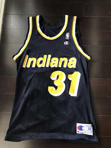 Champion Vintage Indiana Pacers Reggie Miller Jers
