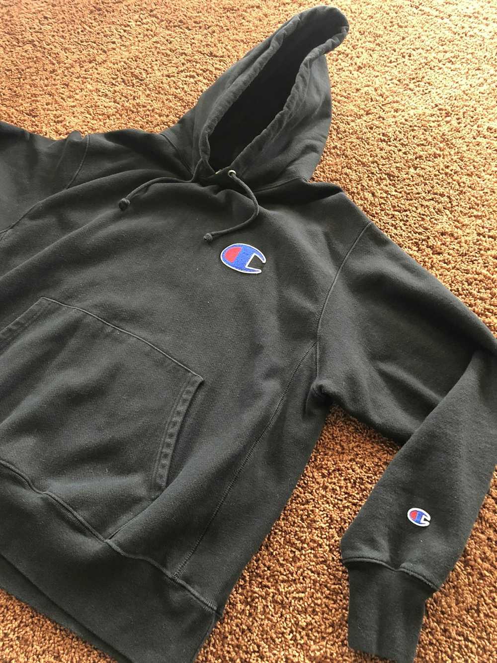 Champion Champion Big Logo Black Hoodie - image 2