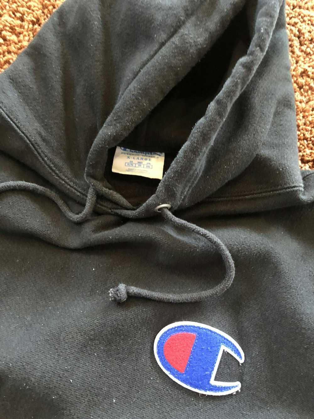 Champion Champion Big Logo Black Hoodie - image 3