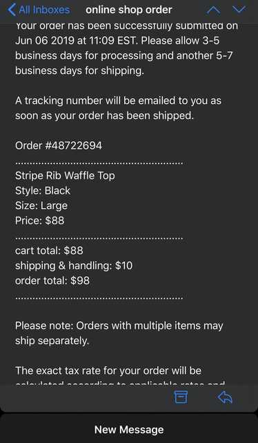Supreme Stripe Rib Waffle S/S Top