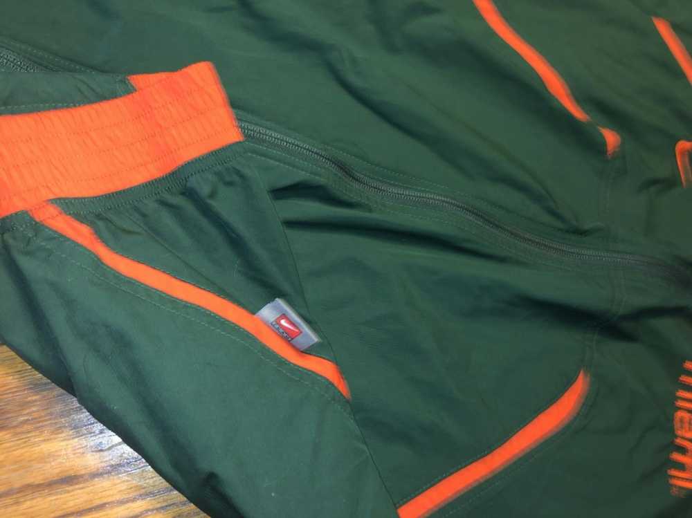 Nike Vintage Nike University of Miami Windbreaker - image 3