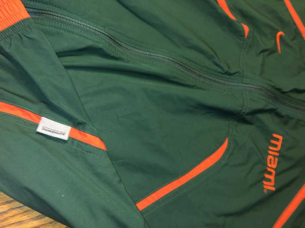 Nike Vintage Nike University of Miami Windbreaker - image 4