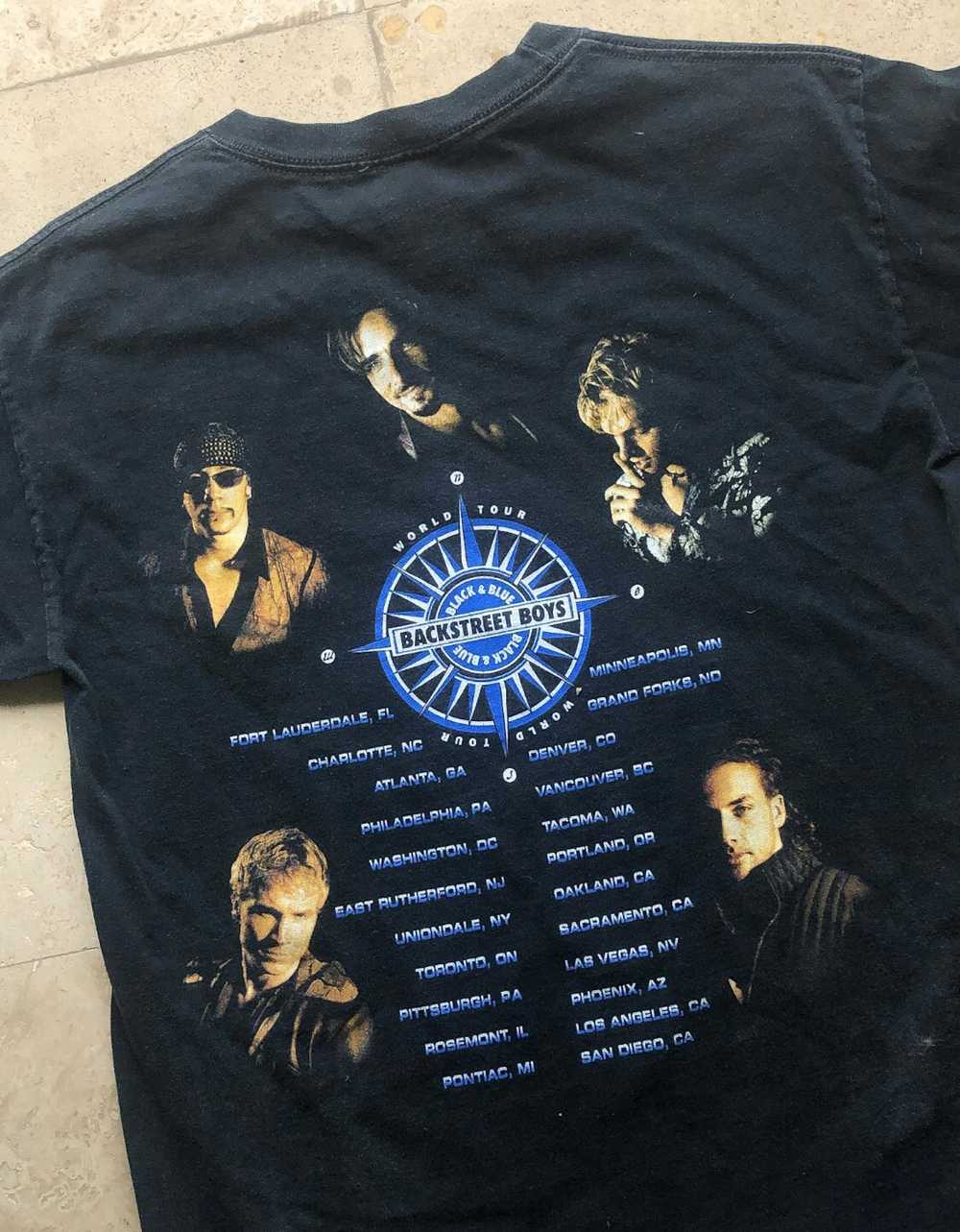 Vintage Vintage 90s’ Backstreet Boys Tour Shirt - image 4