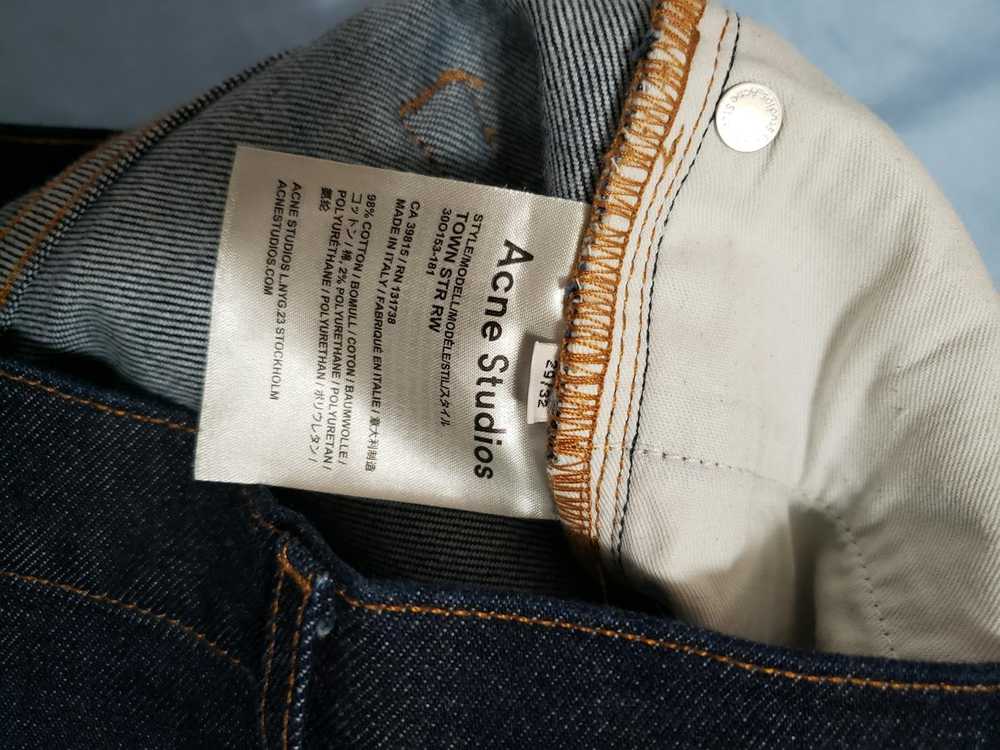 Acne Studios Acne Studios Town Straight Raw Denim - image 3