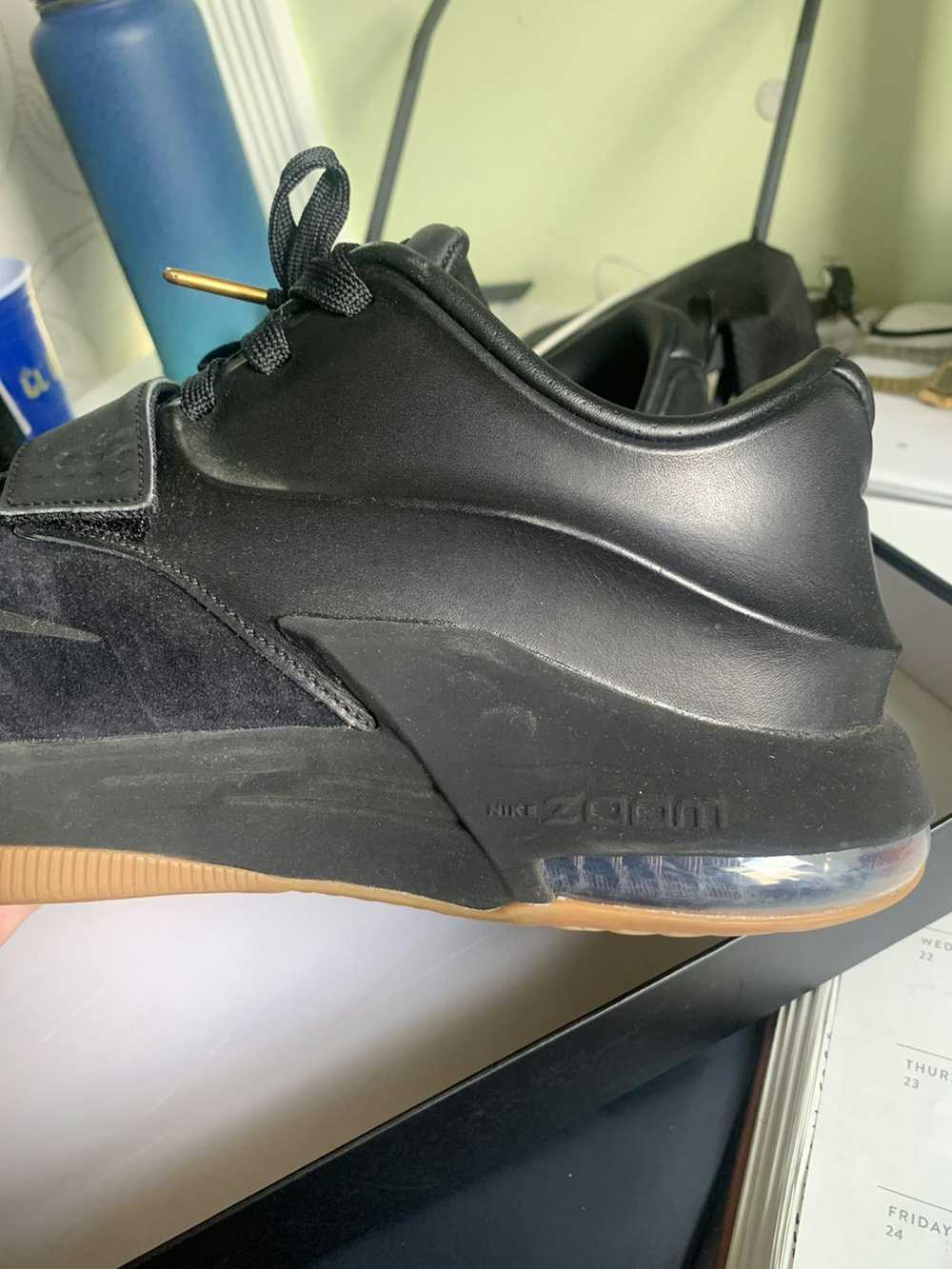 Kevin Durant × Nike KD 7 Ext Suede QS Black - image 4