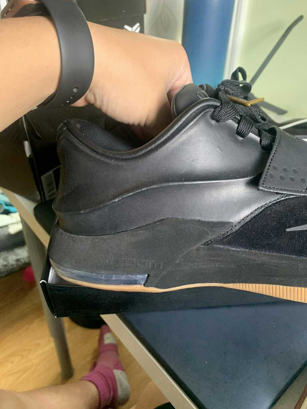 Kevin Durant × Nike KD 7 Ext Suede QS Black - image 6