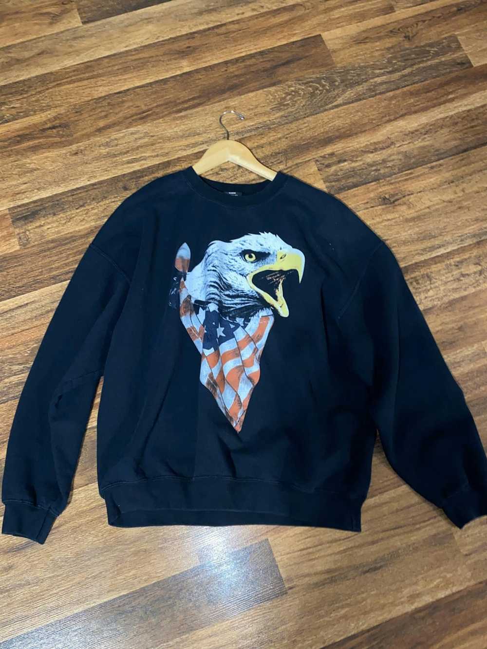 Vintage Popular Poison Black Eagle Sweatshirt - image 1