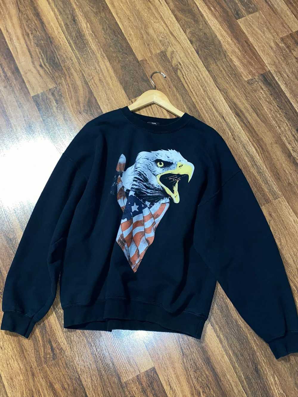 Vintage Popular Poison Black Eagle Sweatshirt - image 2